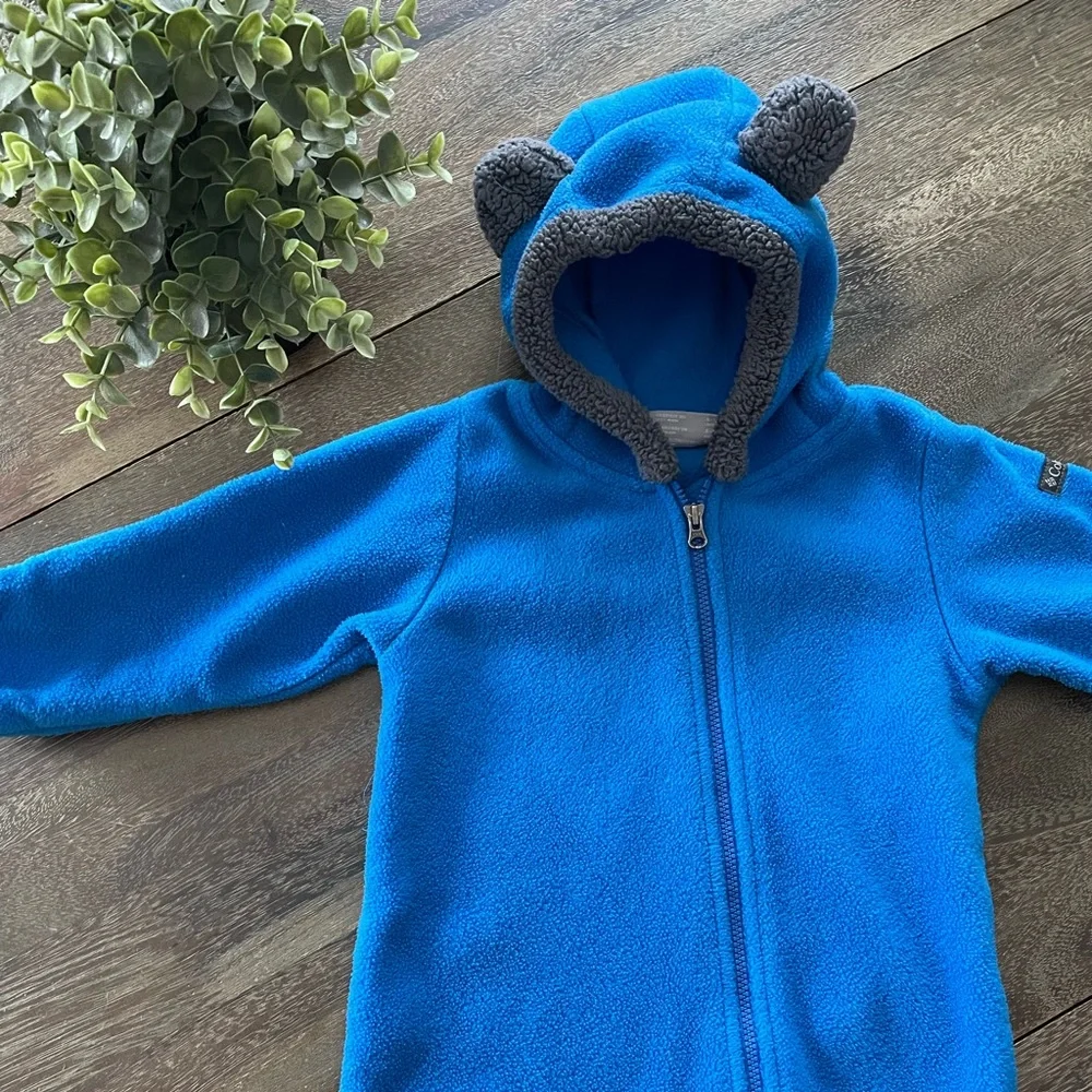 SOLD Columbia Royal Blue Snow Bunting suit, 6-12 months - Picture 2 of 7